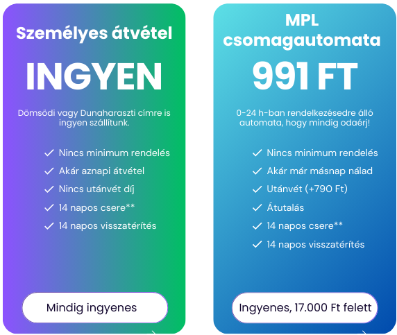 Személyes átvétel, MPl csomagautomatába szállítás