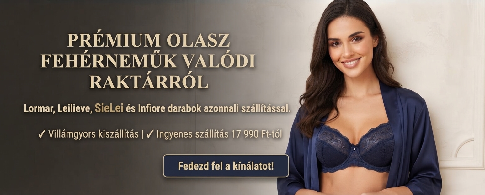 Prémium olasz női fehérnemű és melltartó modell az Emanuele Fehérnemű Webáruházban