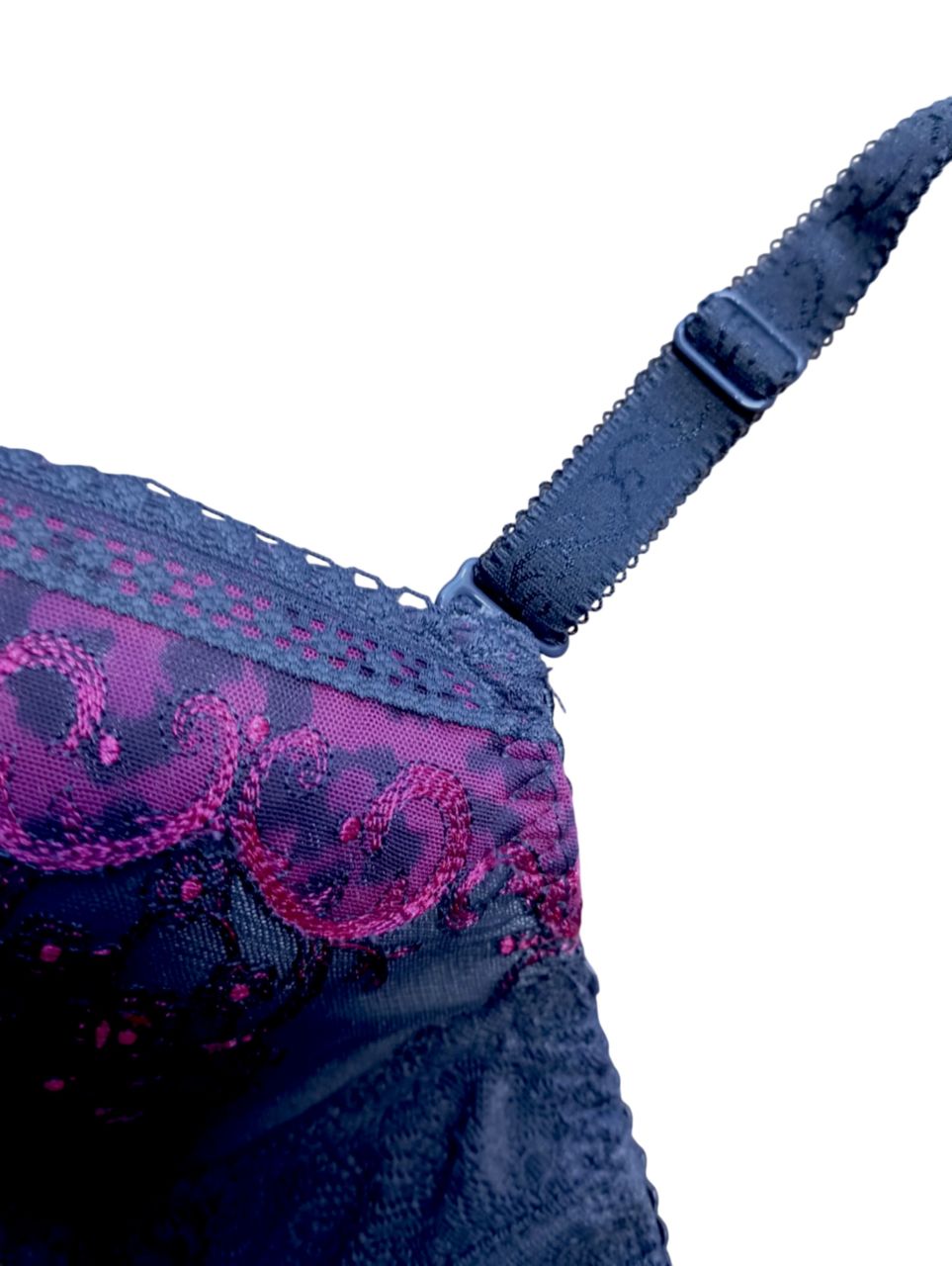 Lanny hímzett vékony szivacsos melltartó szürke