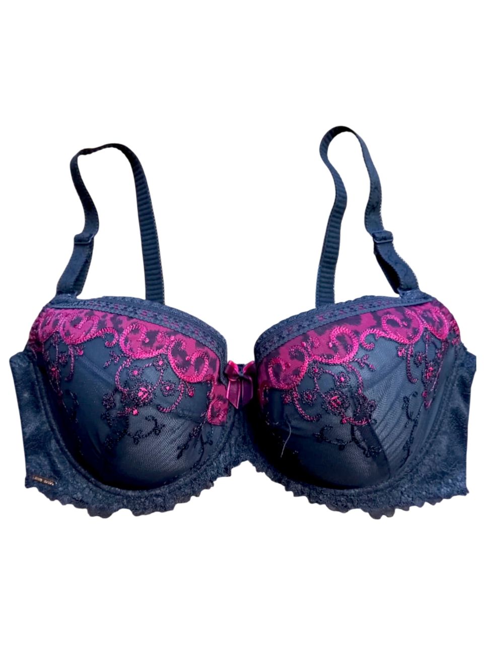 Lanny hímzett vékony szivacsos melltartó szürke