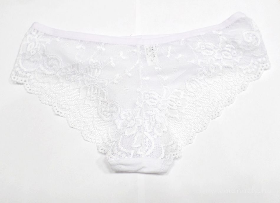 Pamut-csipkés brazil alsó