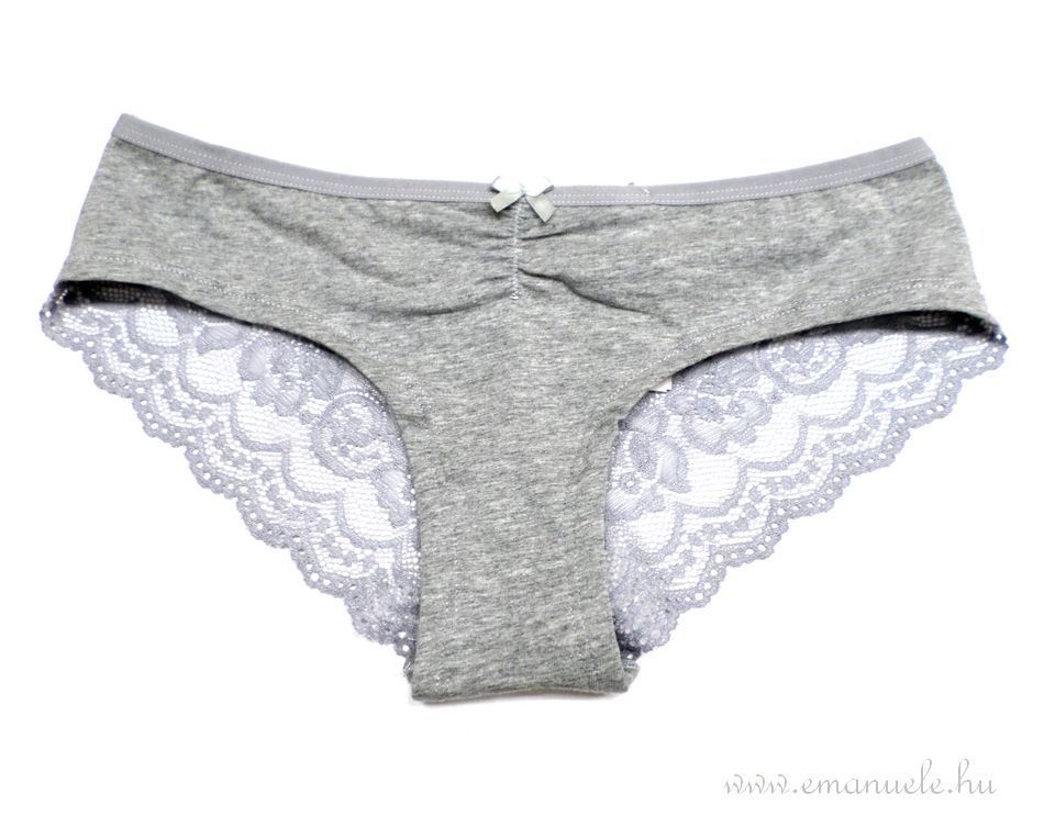 Pamut-csipkés brazil alsó