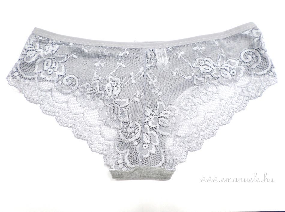 Pamut-csipkés brazil alsó