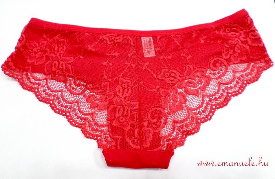 Pamut-csipkés brazil alsó