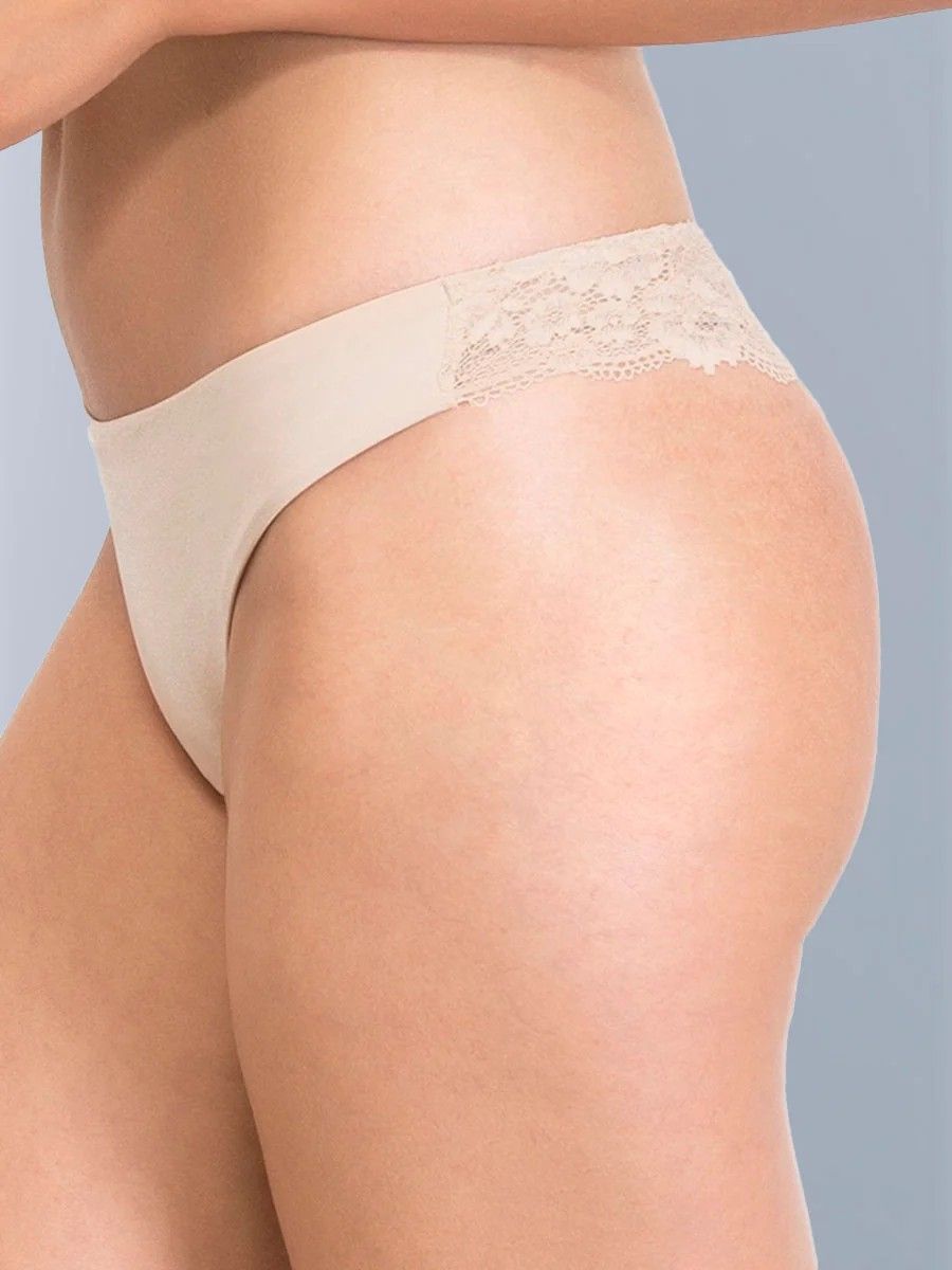 Síélei szatén csipkés brazil alsó