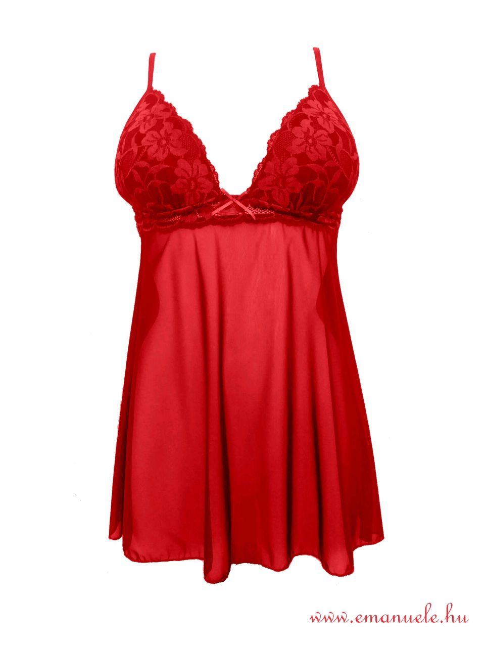 Poppy push up babydoll, piros tüll Poppy push up babydoll, piros tüll