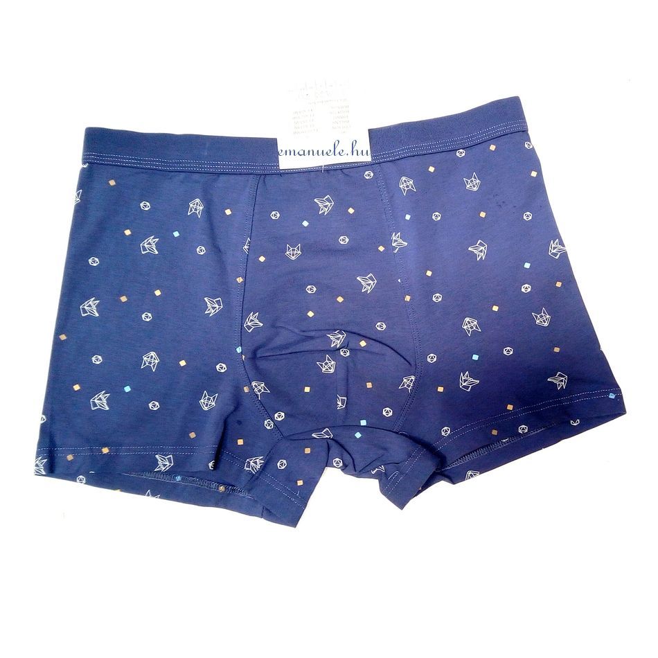 Geometriai róka mintás boxer Geometriai róka mintás boxer