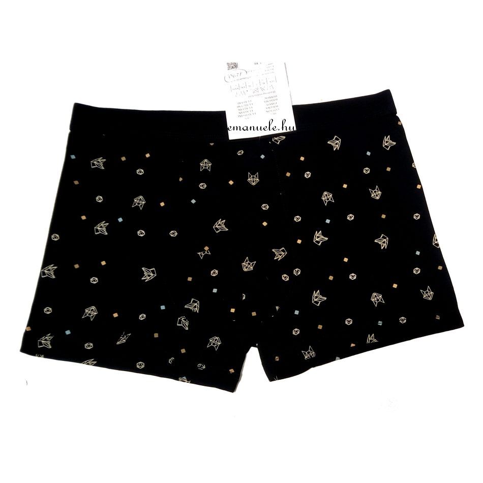 Geometriai róka mintás boxer Geometriai róka mintás boxer