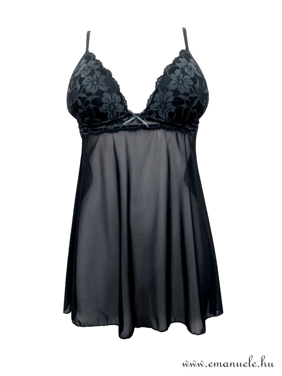 Poppy push up babydoll, fekete Poppy push up babydoll, fekete