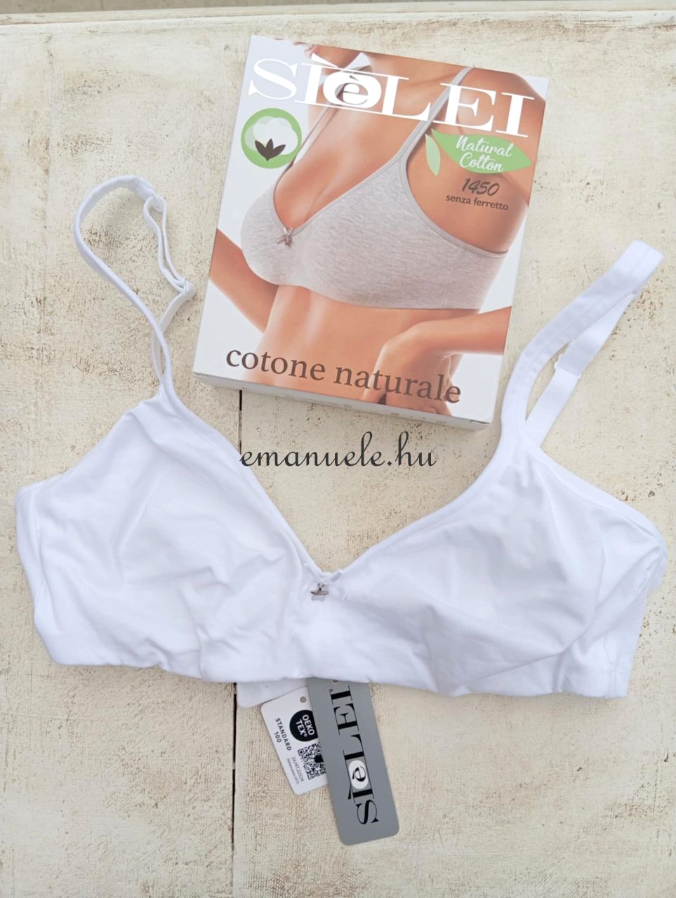 SíéLei merevítő nélküli pamut melltartó SíéLei merevítő nélküli pamut melltartó