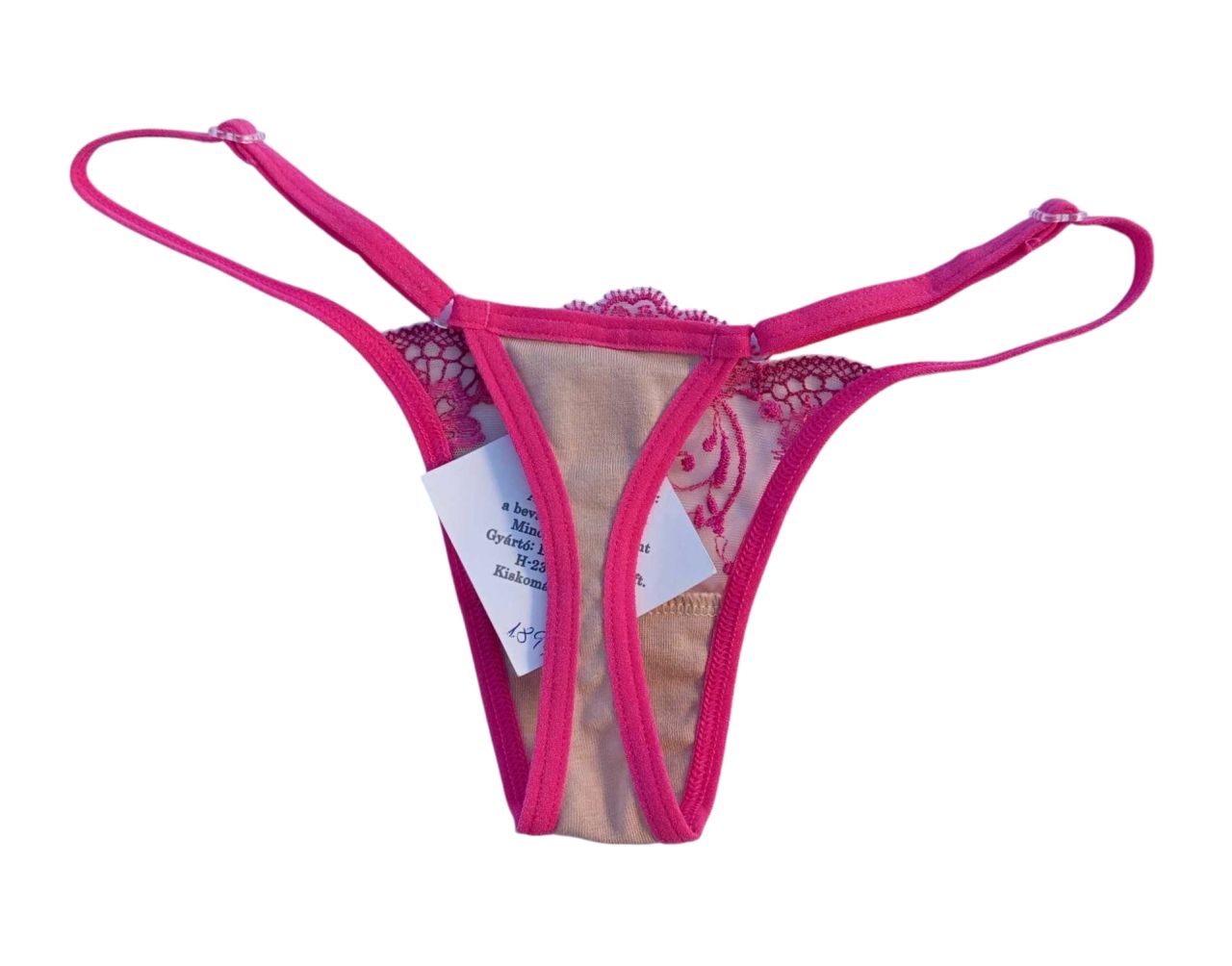 Khimera pink-test állítható pántos tanga