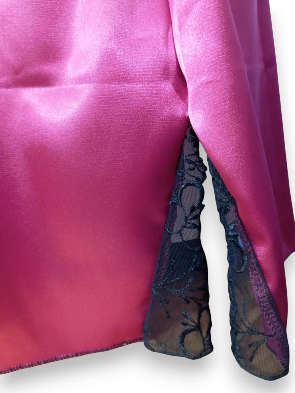 Khimera pántos szatén hálóing, magenta Khimera pántos szatén hálóing, magenta