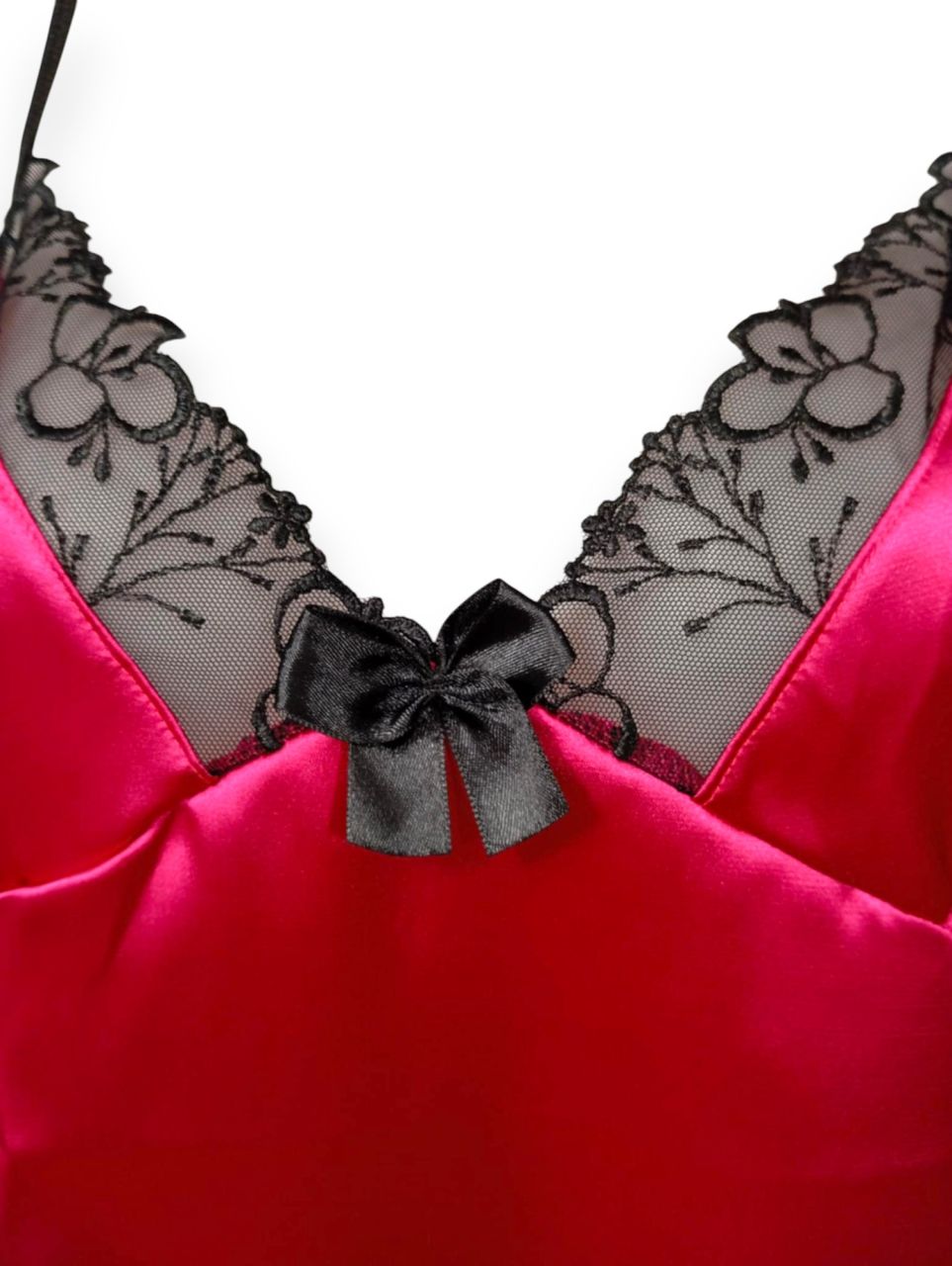 Khimera pántos szatén hálóing, magenta Khimera pántos szatén hálóing, magenta