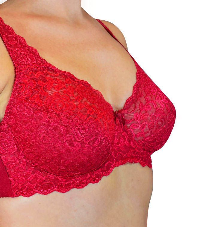 Anfen merevítős csipkés melltartó - E kosár