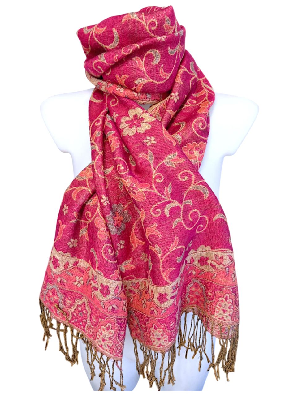 Pashmina selyemsál aranyszállal Pashmina selyemsál aranyszállal