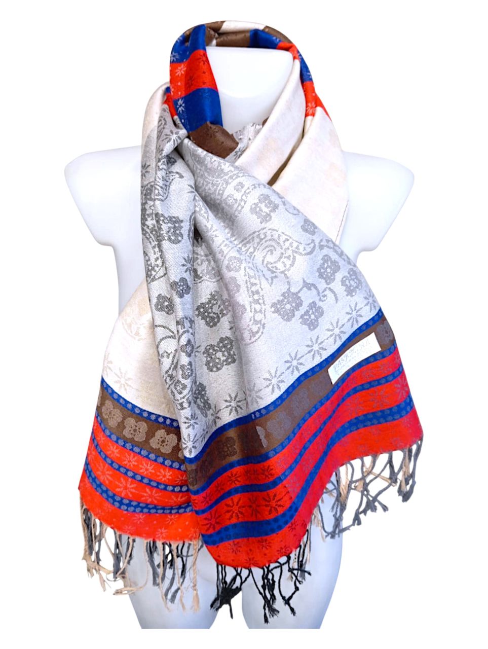 Pashmina selyemsál ezüst Pashmina selyemsál ezüst