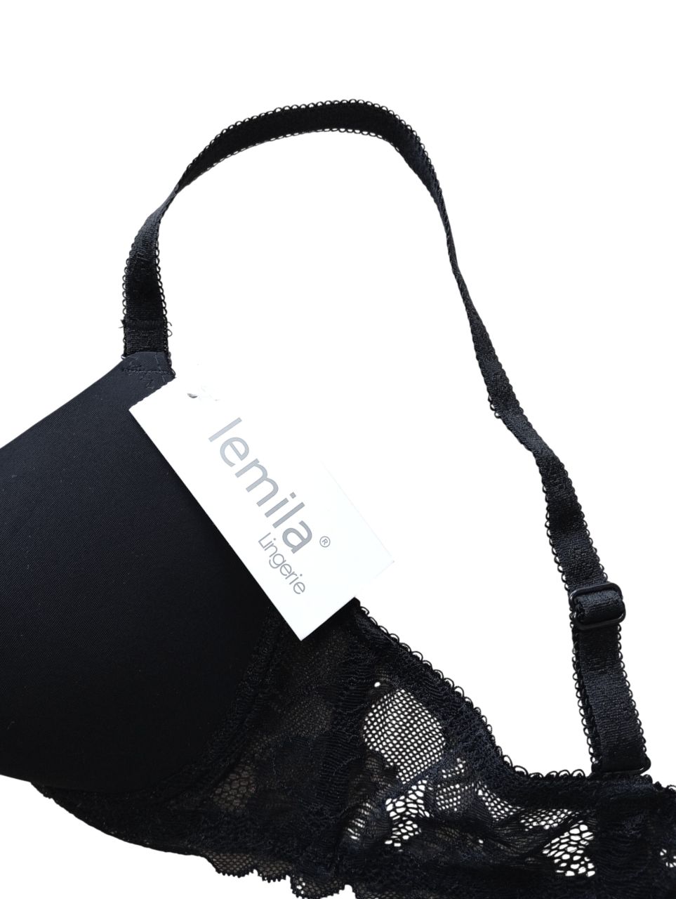 Lemila fekete merevítős push up melltartó