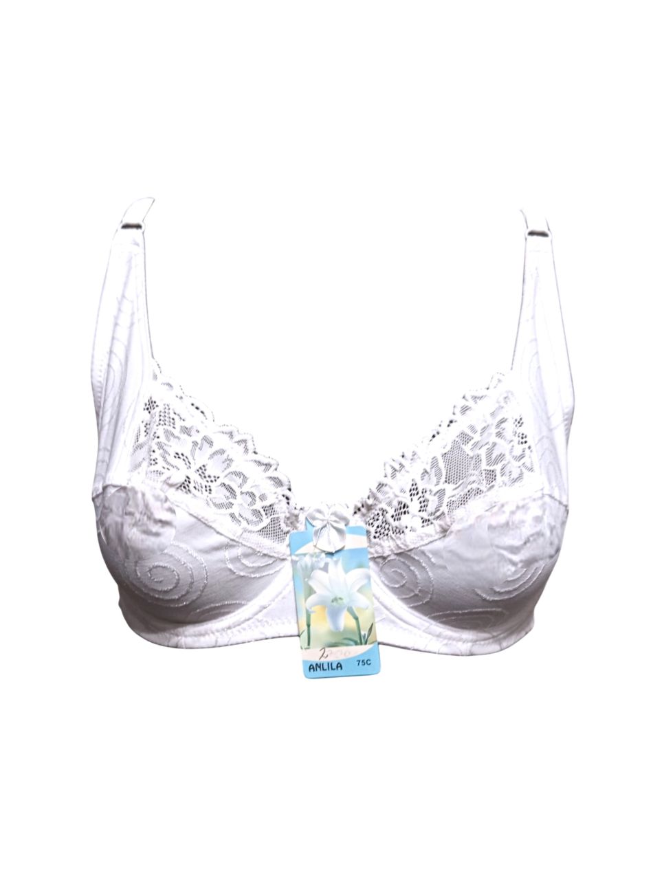 Anlila fehér merevítős microfibra melltartó Anlila fehér merevítős microfibra melltartó