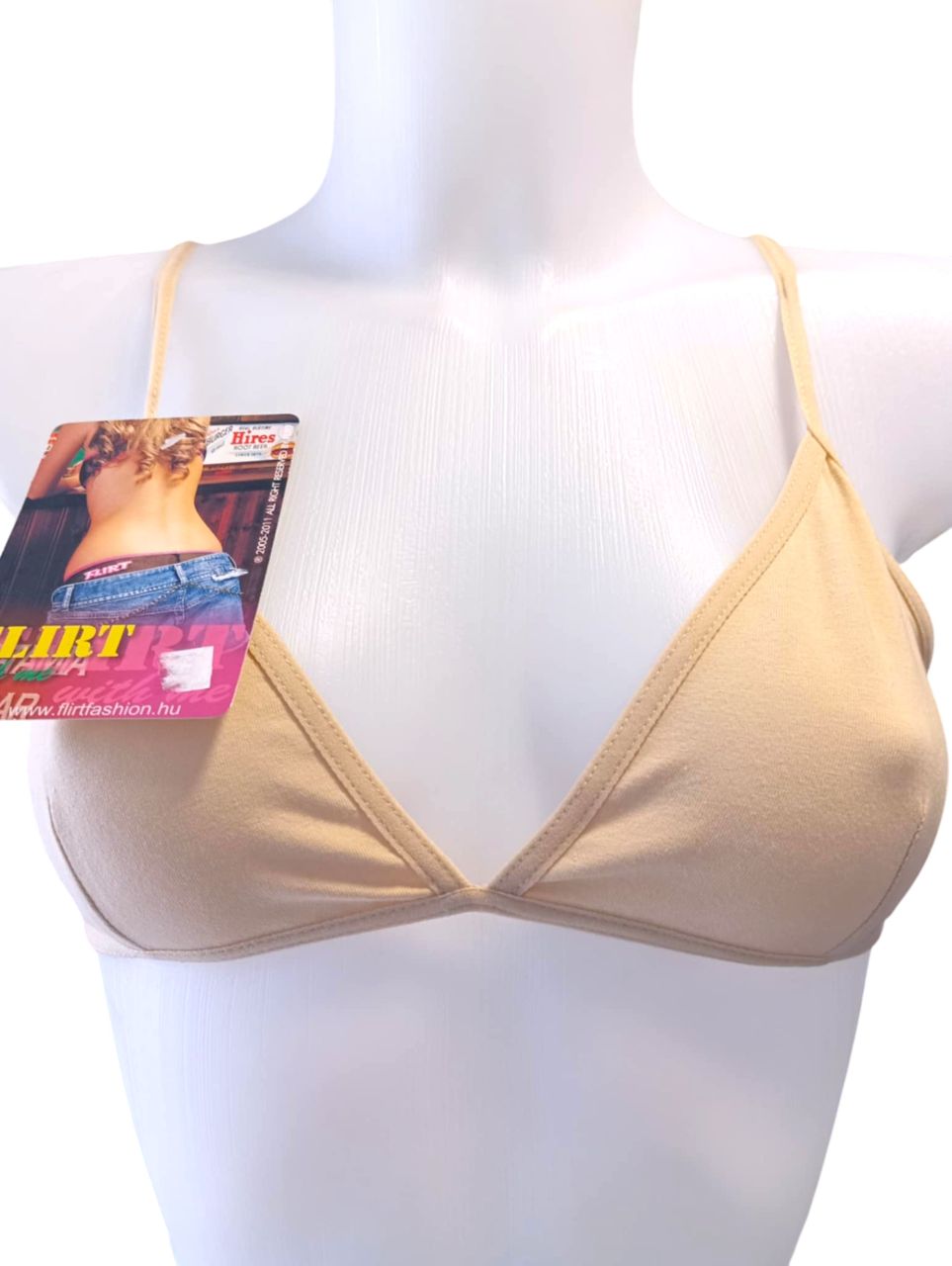 Flirt tini háromszög pamut melltartó