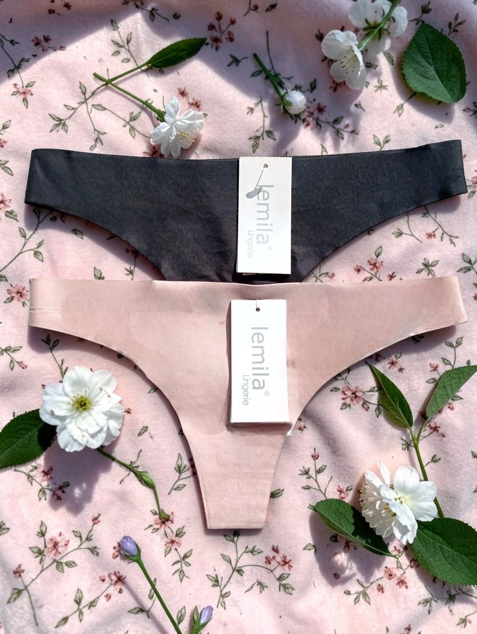 Lemila varrás nélküli láthatatlan tanga, 2db Lemila varrás nélküli láthatatlan tanga, 2db