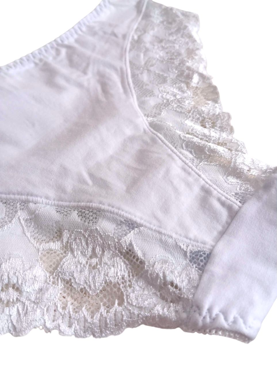 Lemila plus size pamut bugyi csipkével